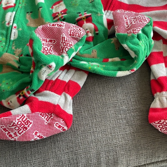 Carters Christmas footsie pajamas! - Picture 2 of 4